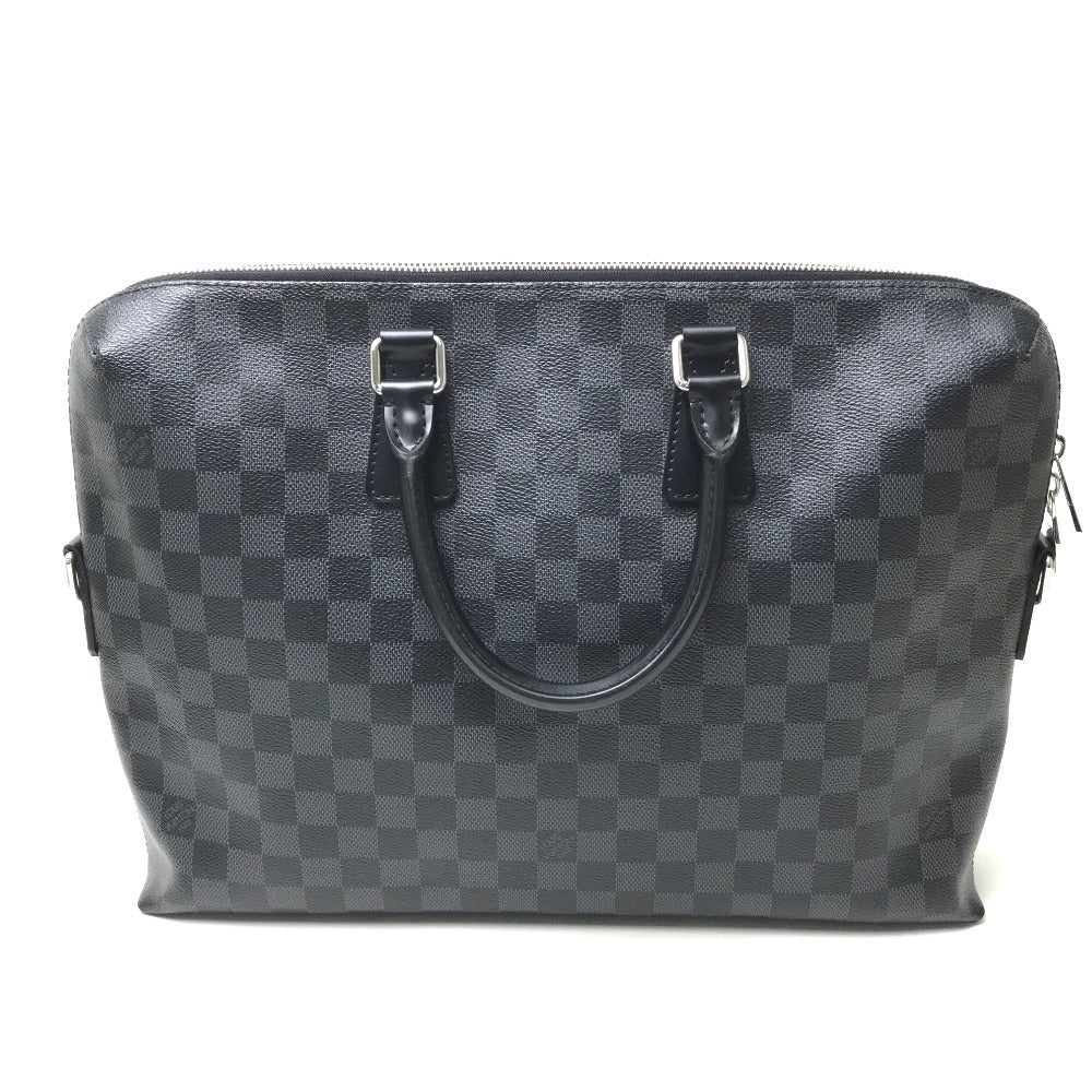 LOUIS VUITTON Business bag N48224 Damier Grafitto Canvas black Damier Graphite Porto Documan Jules mens