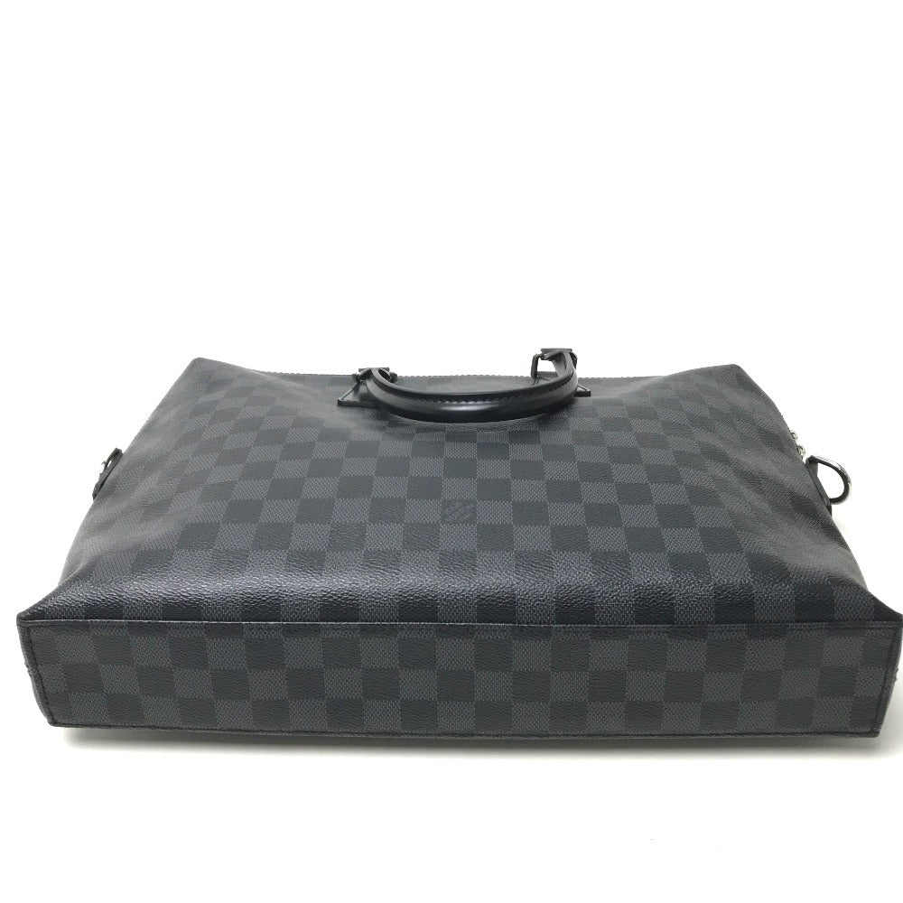 LOUIS VUITTON Business bag N48224 Damier Grafitto Canvas black Damier Graphite Porto Documan Jules mens