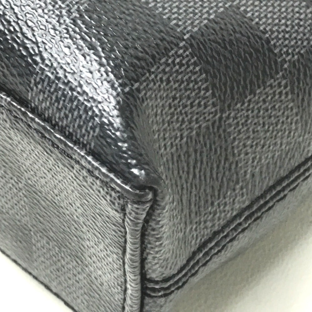 LOUIS VUITTON Business bag N48224 Damier Grafitto Canvas black Damier Graphite Porto Documan Jules mens