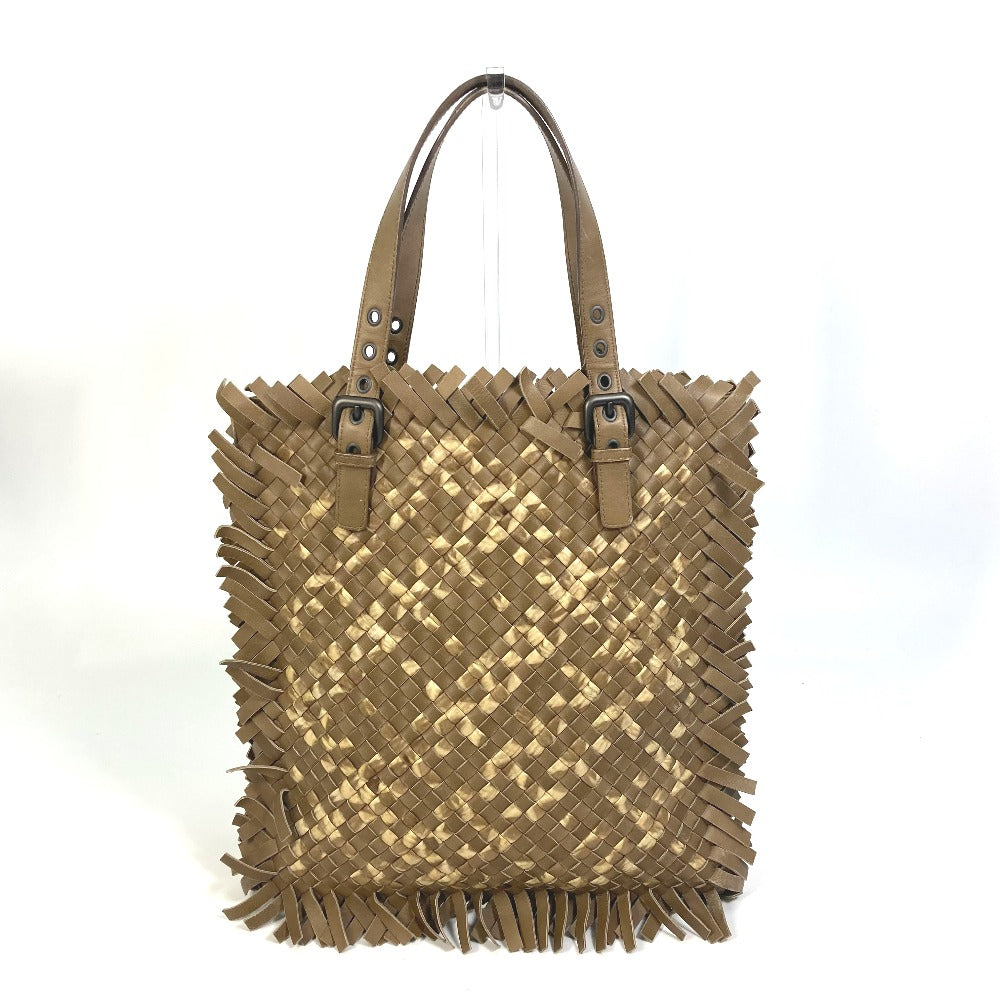 BOTTEGAVENETA Tote Bag 239898 leather beige INTRECCIATO mens