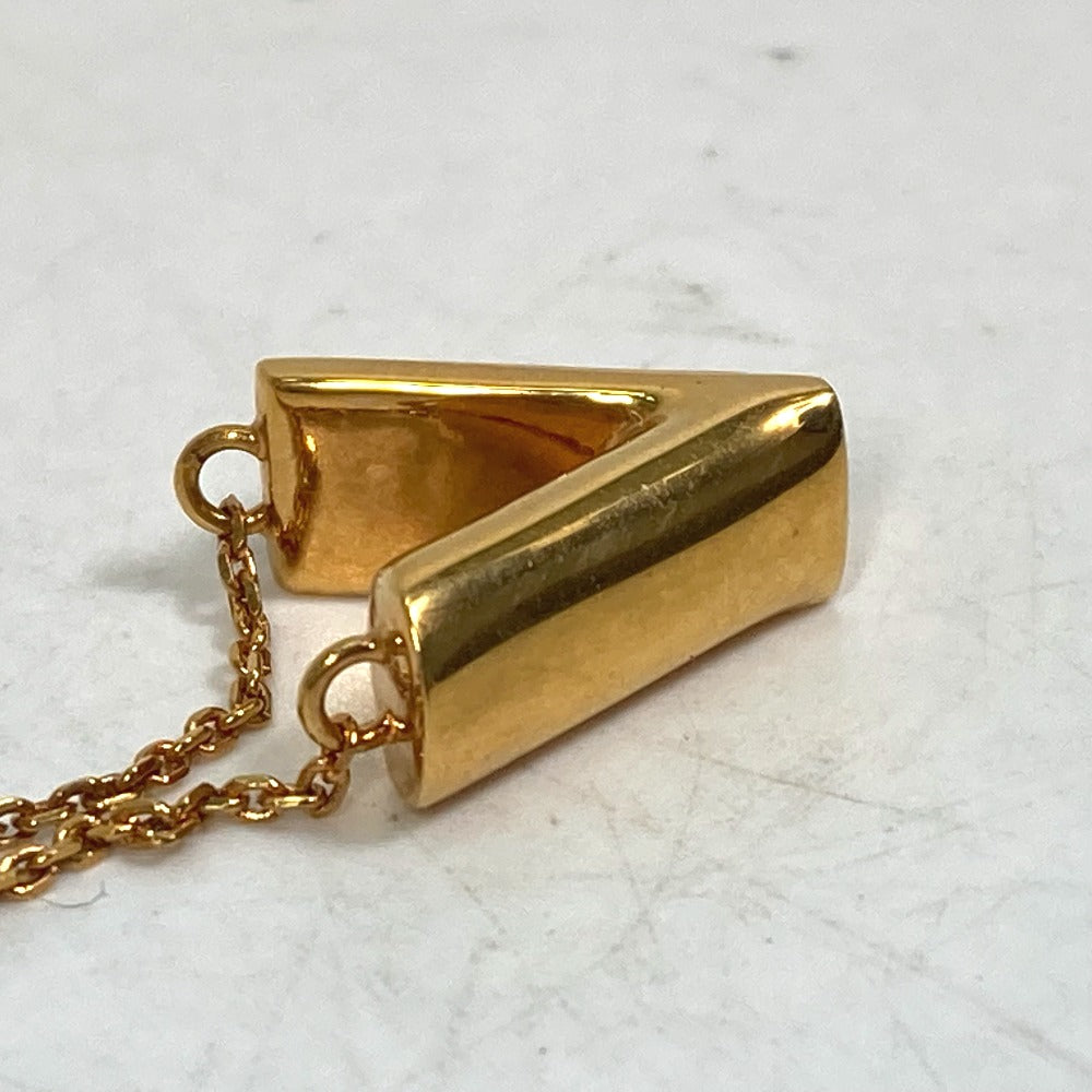 LOUIS VUITTON Necklace M61077 Gold Plated gold LV&ME Initial "V"