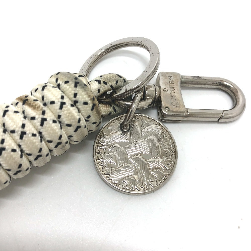 LOUIS VUITTON Bag charm MP1622 metal white Christopher nemes Key ring