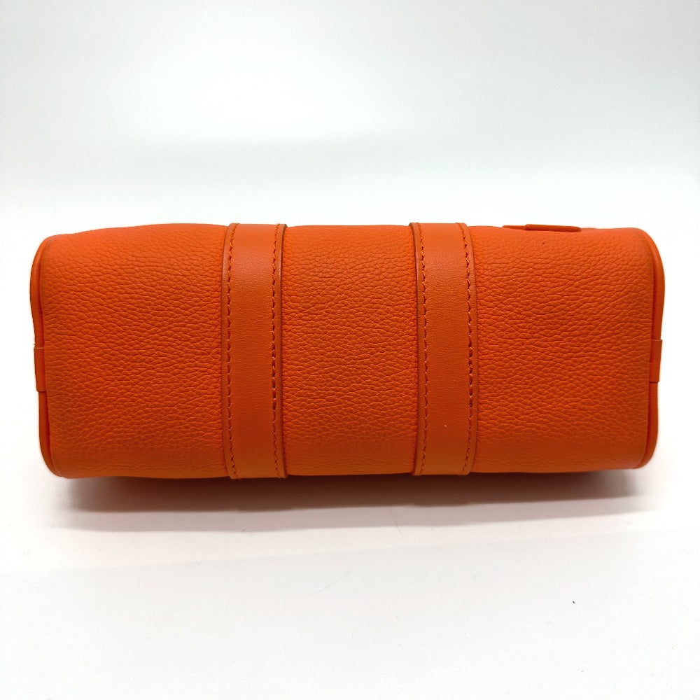 LOUIS VUITTON Shoulder Bag M81004 leather Orange LV Aerogram Keepall XS