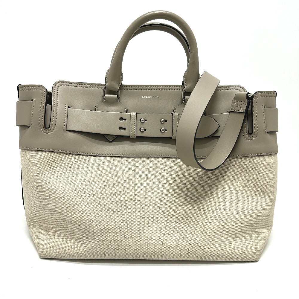BURBERRY Handbag 4076673 Canvas / leather beige Belt bag medium Women