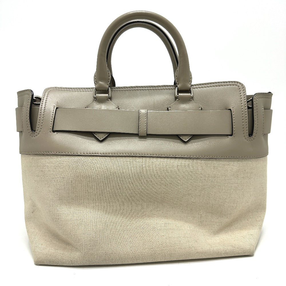 BURBERRY Handbag 4076673 Canvas / leather beige Belt bag medium Women