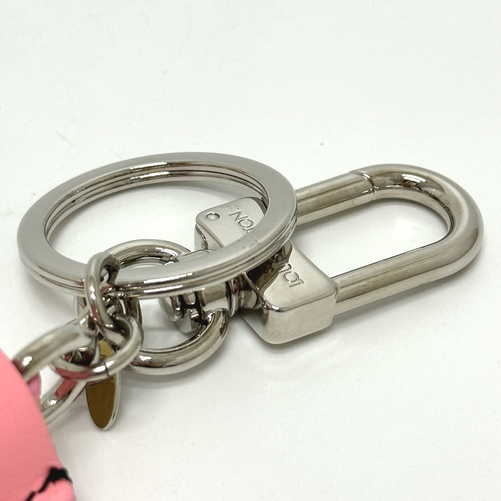 LOUIS VUITTON key ring MP1770 leather pink Tassel bag charm Women