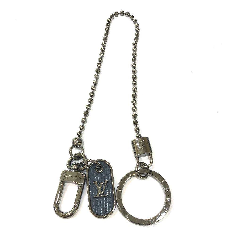 LOUIS VUITTON Key ring M62790 metal Silver LV/Cadena Keyring Chenne LV Tab mens