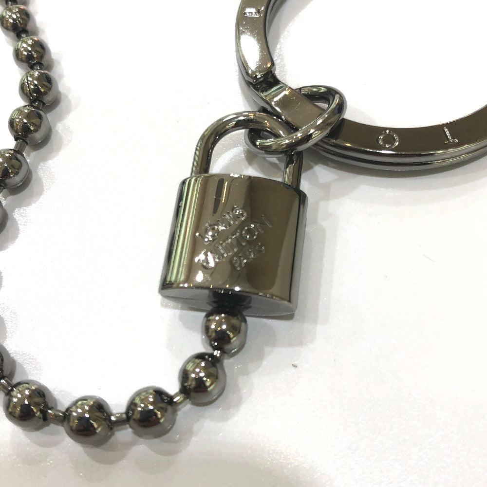 LOUIS VUITTON Key ring M62790 metal Silver LV/Cadena Keyring Chenne LV Tab mens