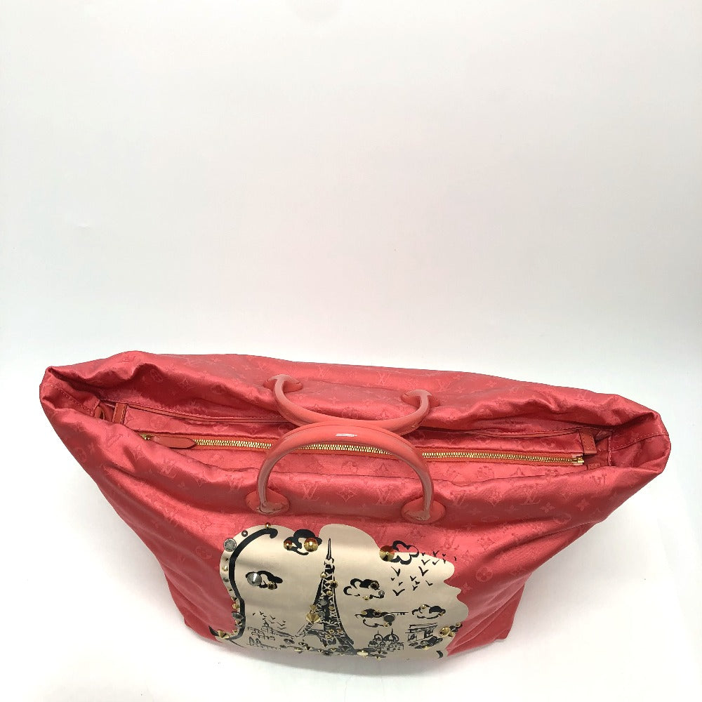 LOUIS VUITTON Tote Bag M94090 Nylon pink cruise line monogram Cava Nouvelle Vague Women