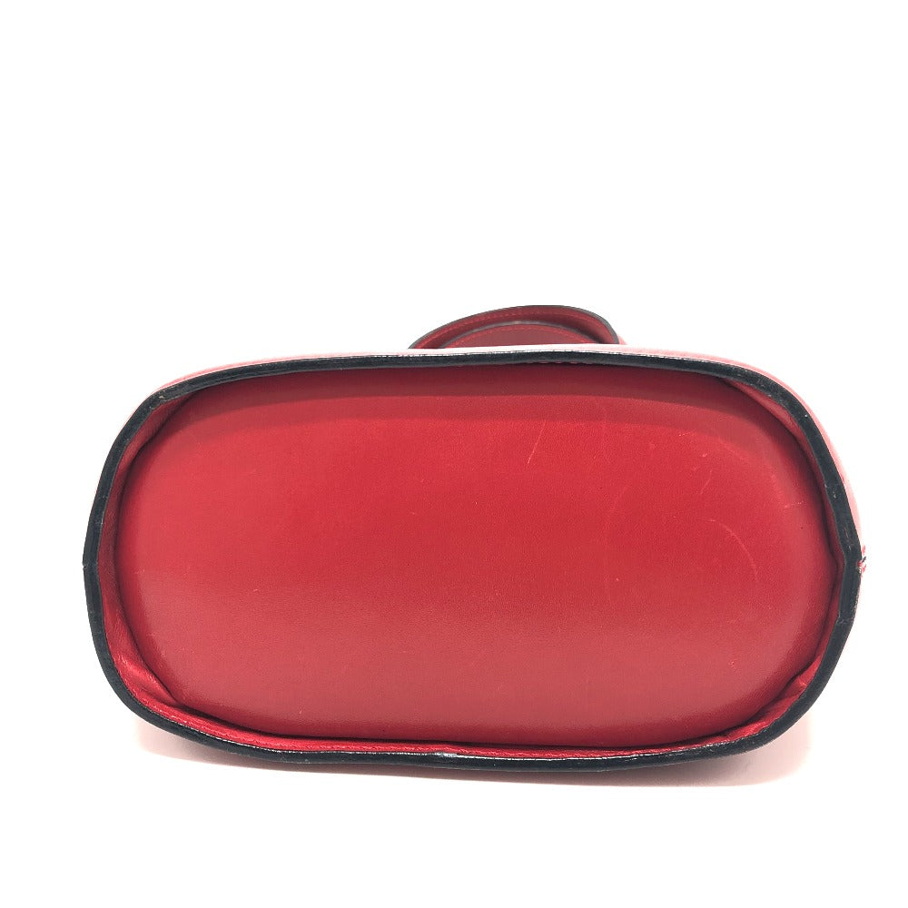 CELINE Handbag leather Red Mini tote Women