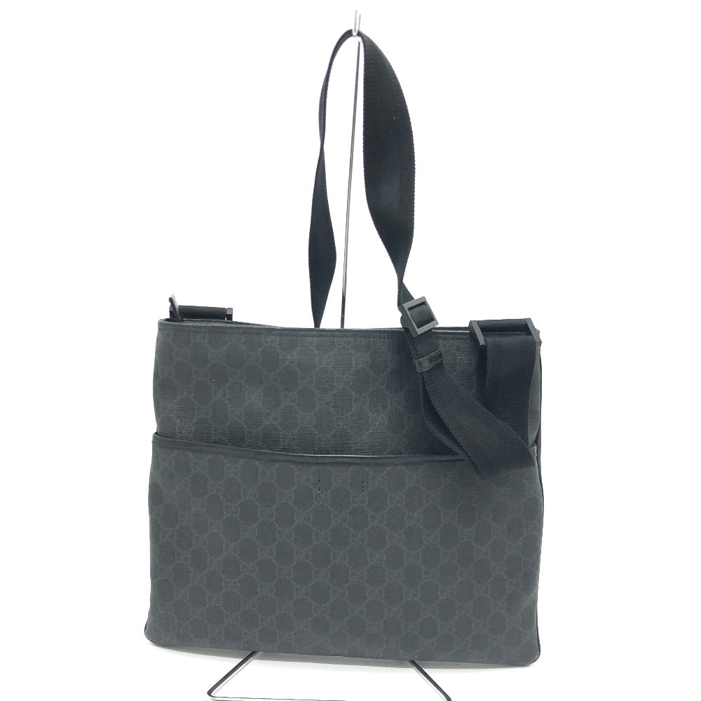 GUCCI Shoulder Bag 162904  GG Supreme Canvas black GG mens