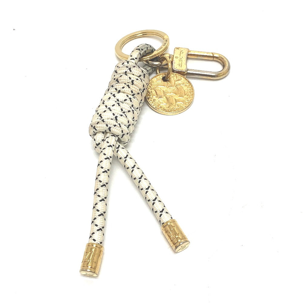 LOUIS VUITTON key ring MP1623 Gold Plated white Christopher Nemes Key rings and ropes mens
