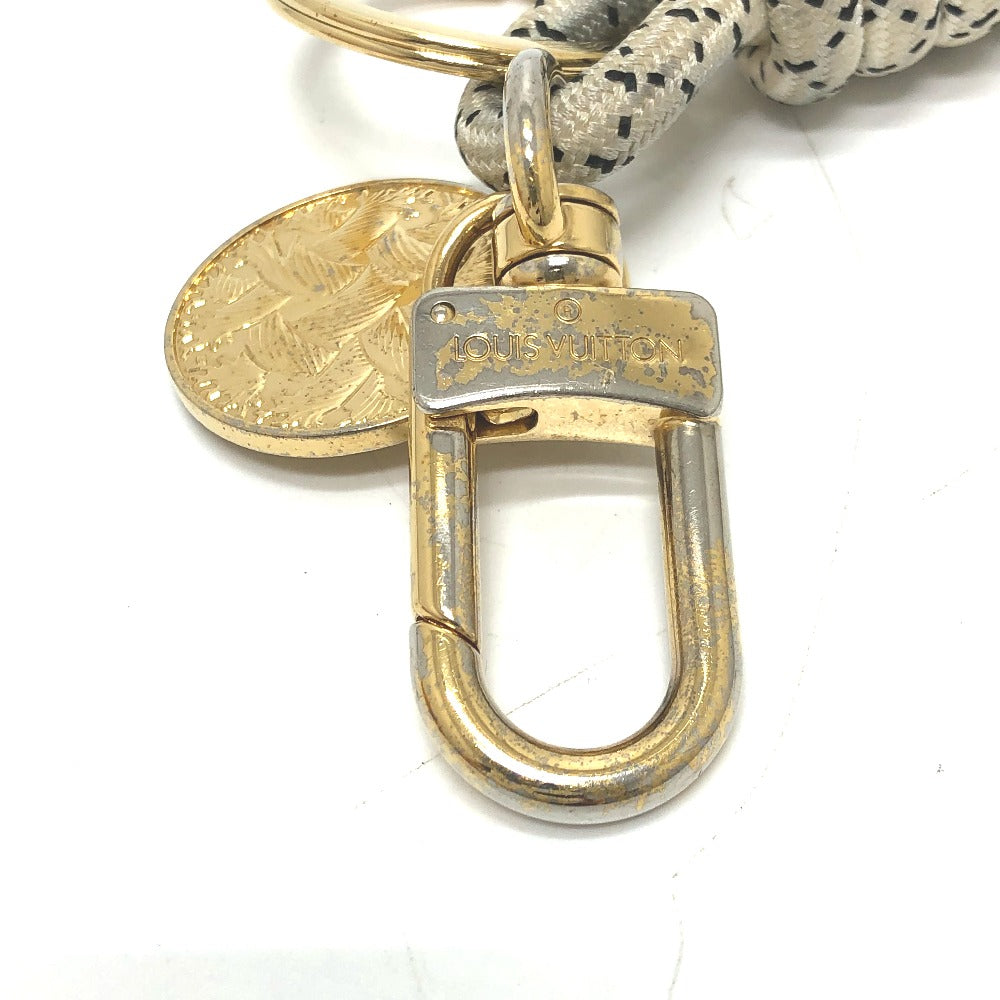LOUIS VUITTON key ring MP1623 Gold Plated white Christopher Nemes Key rings and ropes mens