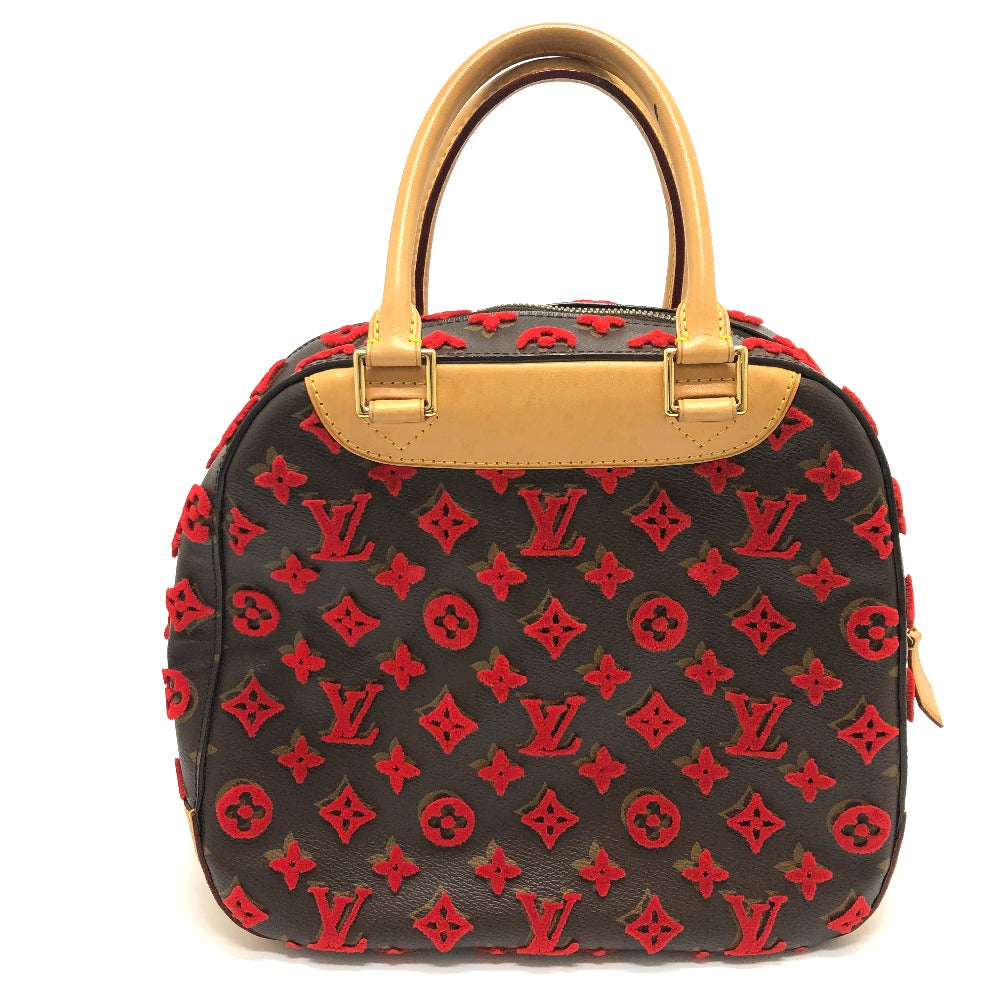 LOUIS VUITTON Handbag M40922 Monogram canvas Brown / Red Monogram 3D tuffet Deauville Cube Women