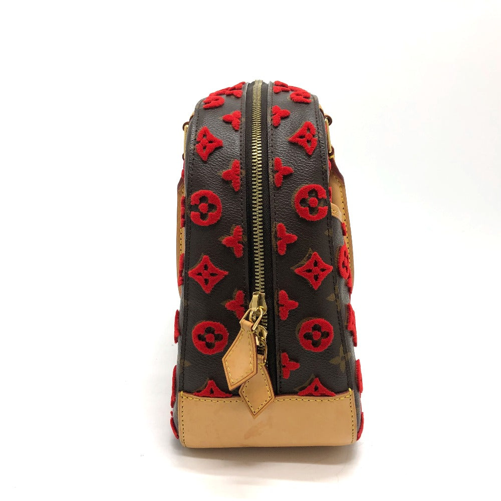 LOUIS VUITTON Handbag M40922 Monogram canvas Brown / Red Monogram 3D tuffet Deauville Cube Women