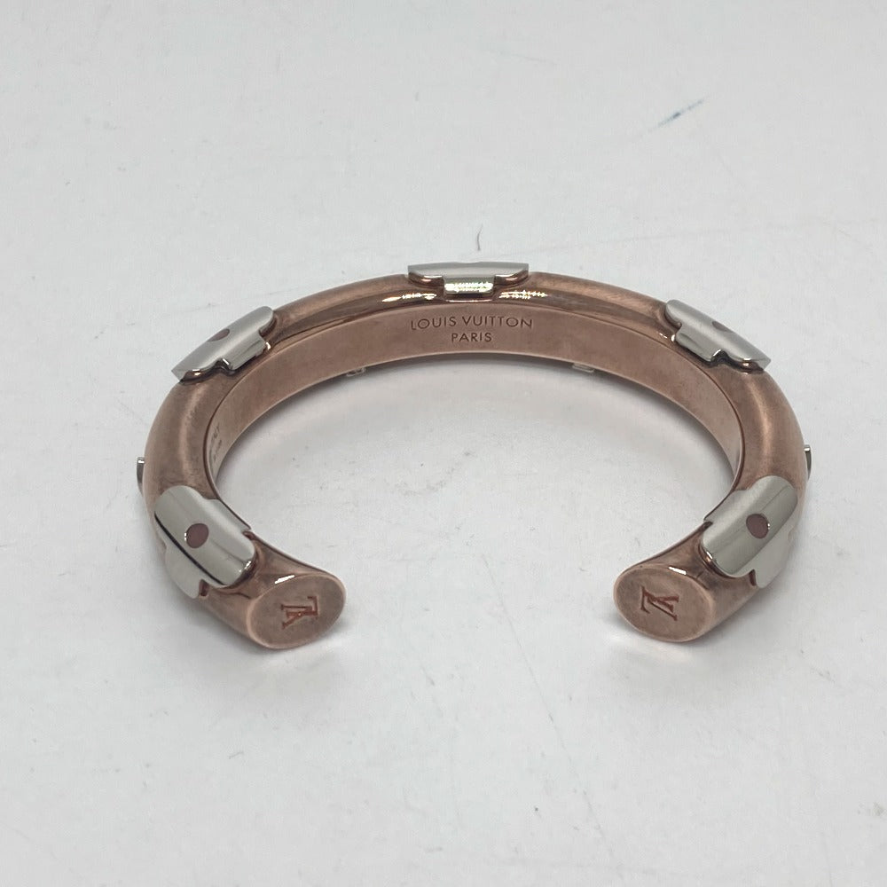 LOUIS VUITTON Bangle M64407 metal gold Monogram Jonck Daily Women TGS