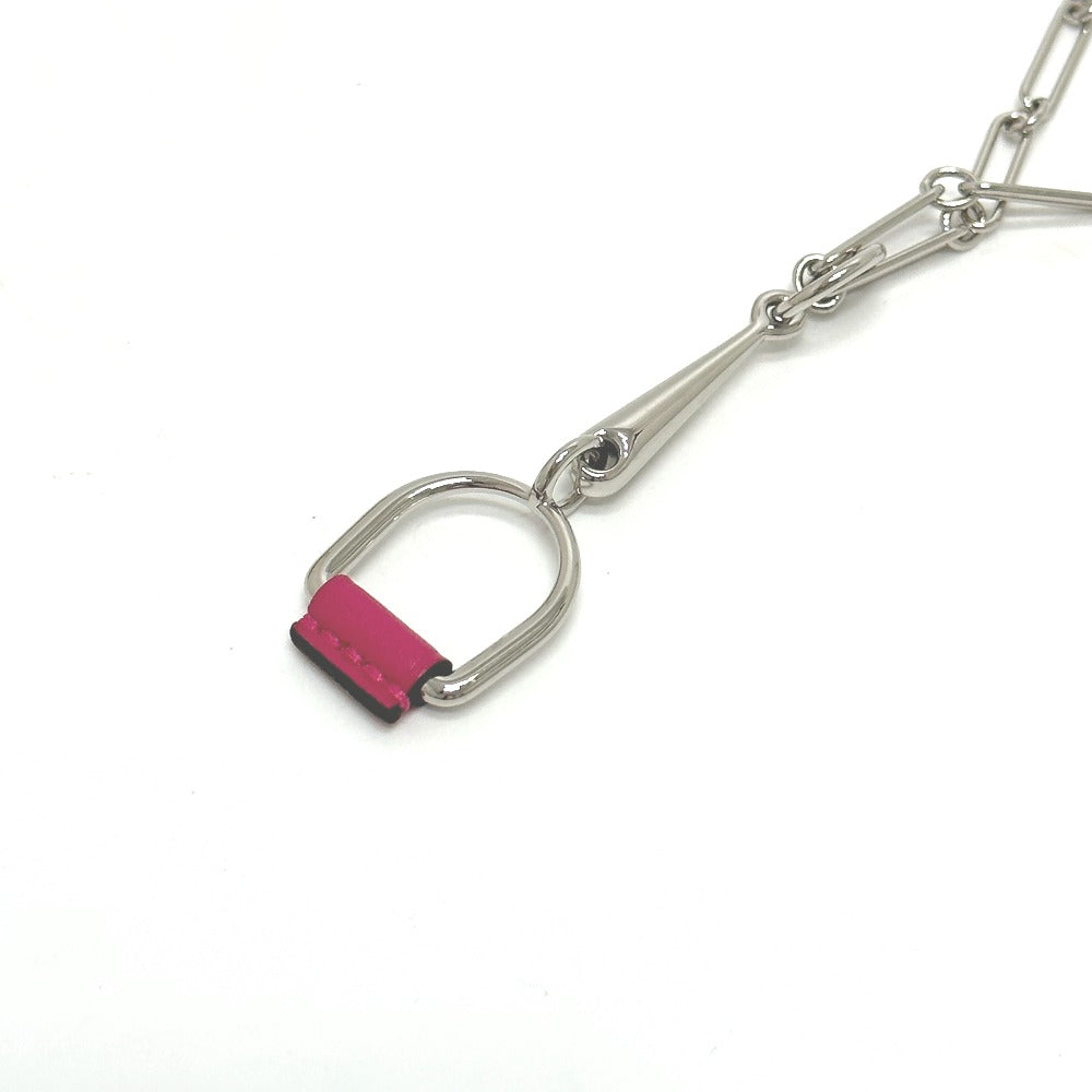 HERMES Necklace Swift Silver Heritage Esquetre PM Women