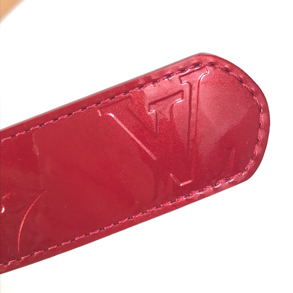 LOUIS VUITTON belt M6980U Monogram Vernis Red Monogram Vernis Saintur Women 80/32