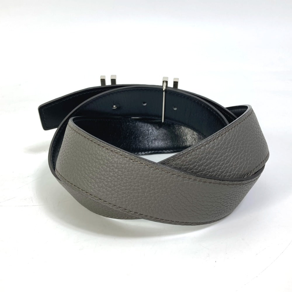 HERMES belt Togo gray H belt Ash okare Women 80