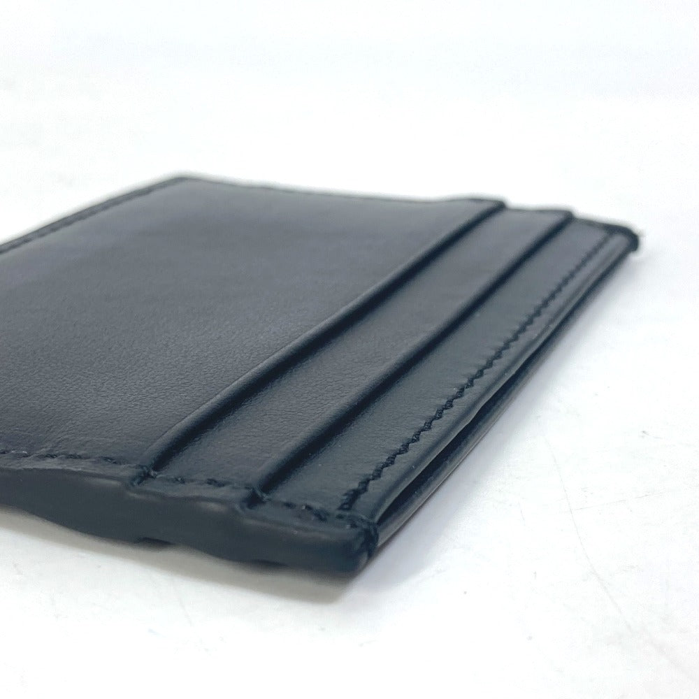 GUCCI Card Case 547596 leather black logo name card holder mens