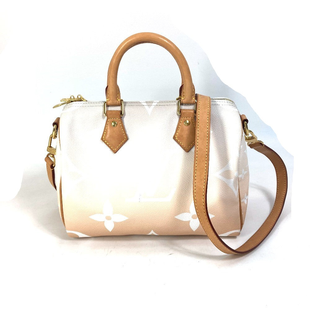 LOUIS VUITTON Handbag M45722 Monogram giant canvas Orange Monogram Giant Gradient Speedy bandouliere25 Women