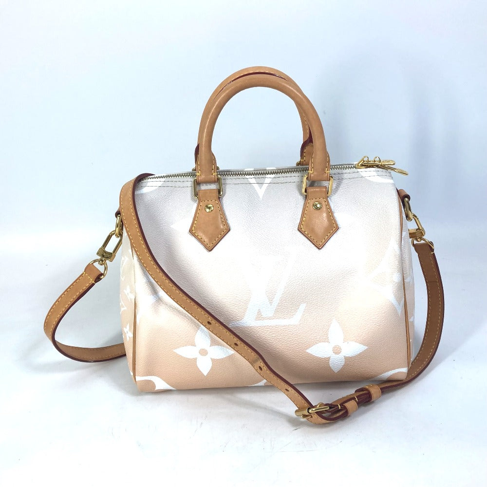 LOUIS VUITTON Handbag M45722 Monogram giant canvas Orange Monogram Giant Gradient Speedy bandouliere25 Women