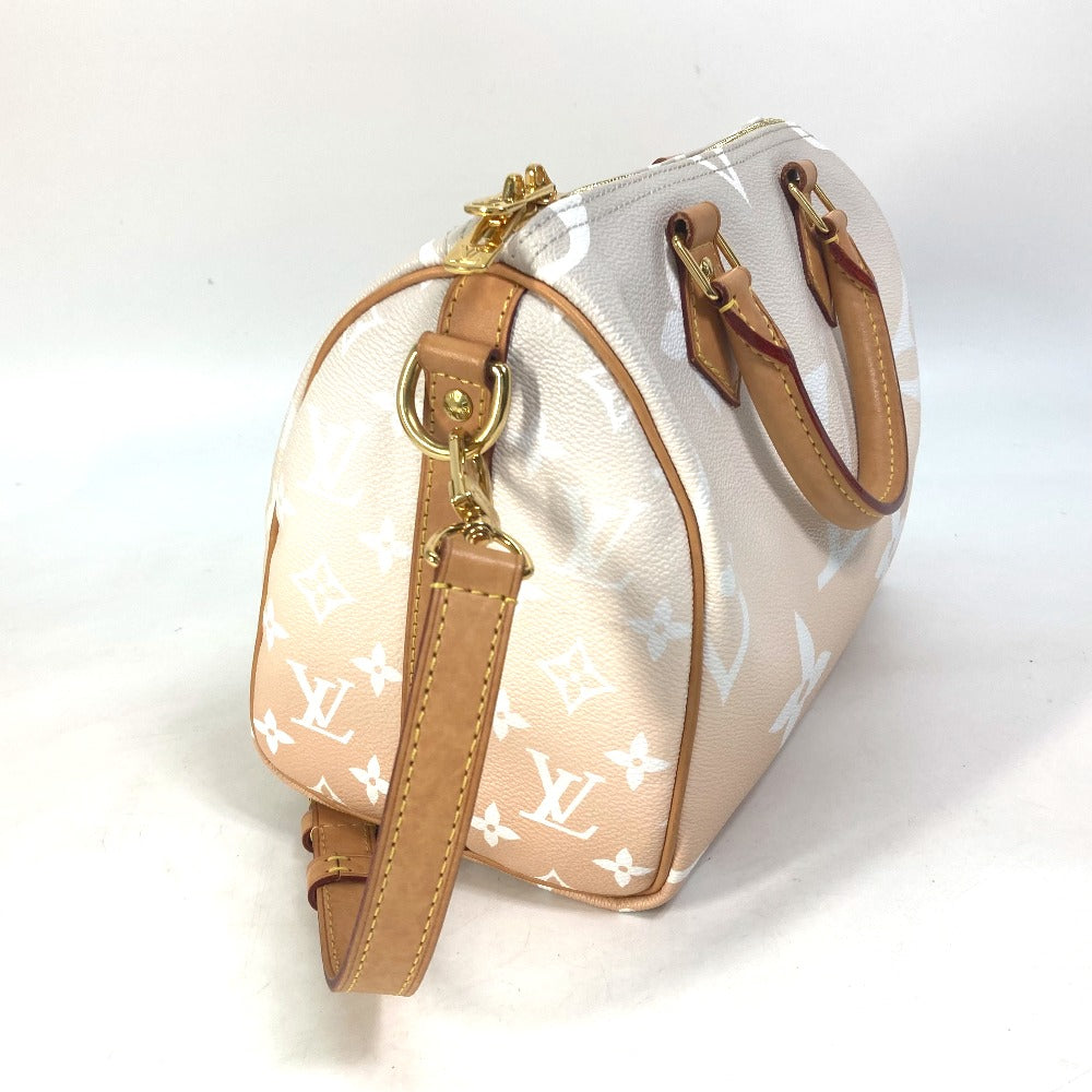 LOUIS VUITTON Handbag M45722 Monogram giant canvas Orange Monogram Giant Gradient Speedy bandouliere25 Women