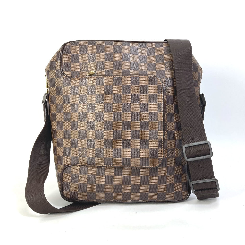 LOUIS VUITTON Shoulder Bag N41441 Damier canvas Brown Damier Olaf MM mens