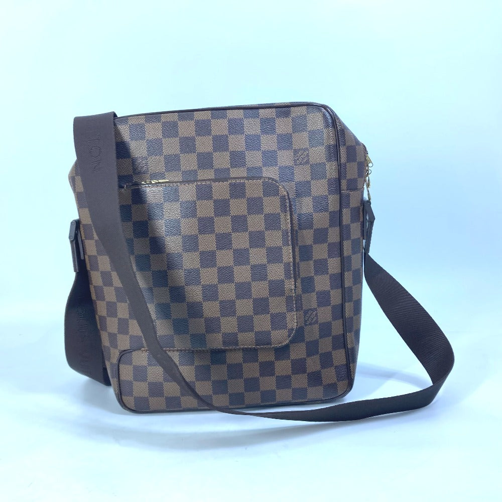 LOUIS VUITTON Shoulder Bag N41441 Damier canvas Brown Damier Olaf MM mens