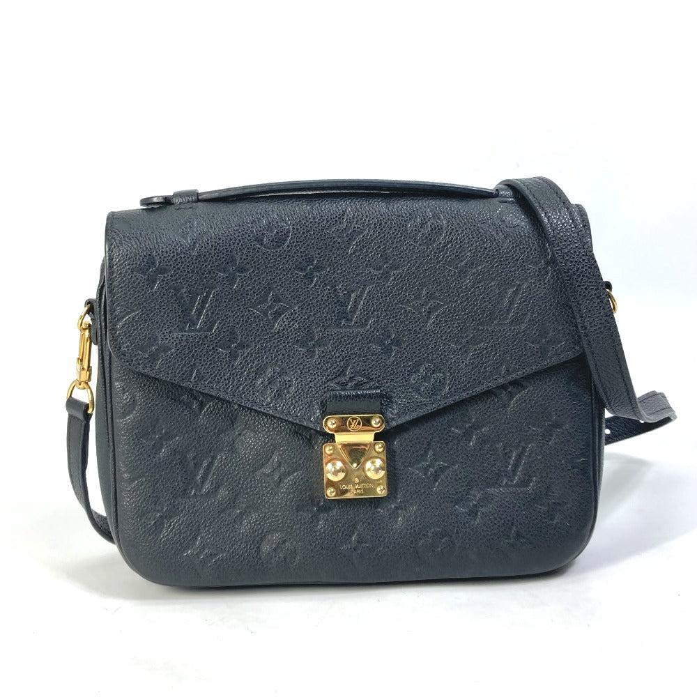 LOUIS VUITTON Shoulder Bag M41487 Monogram Ann Platt Leather black Monogram Ann Platt Pochette Metis MM Women