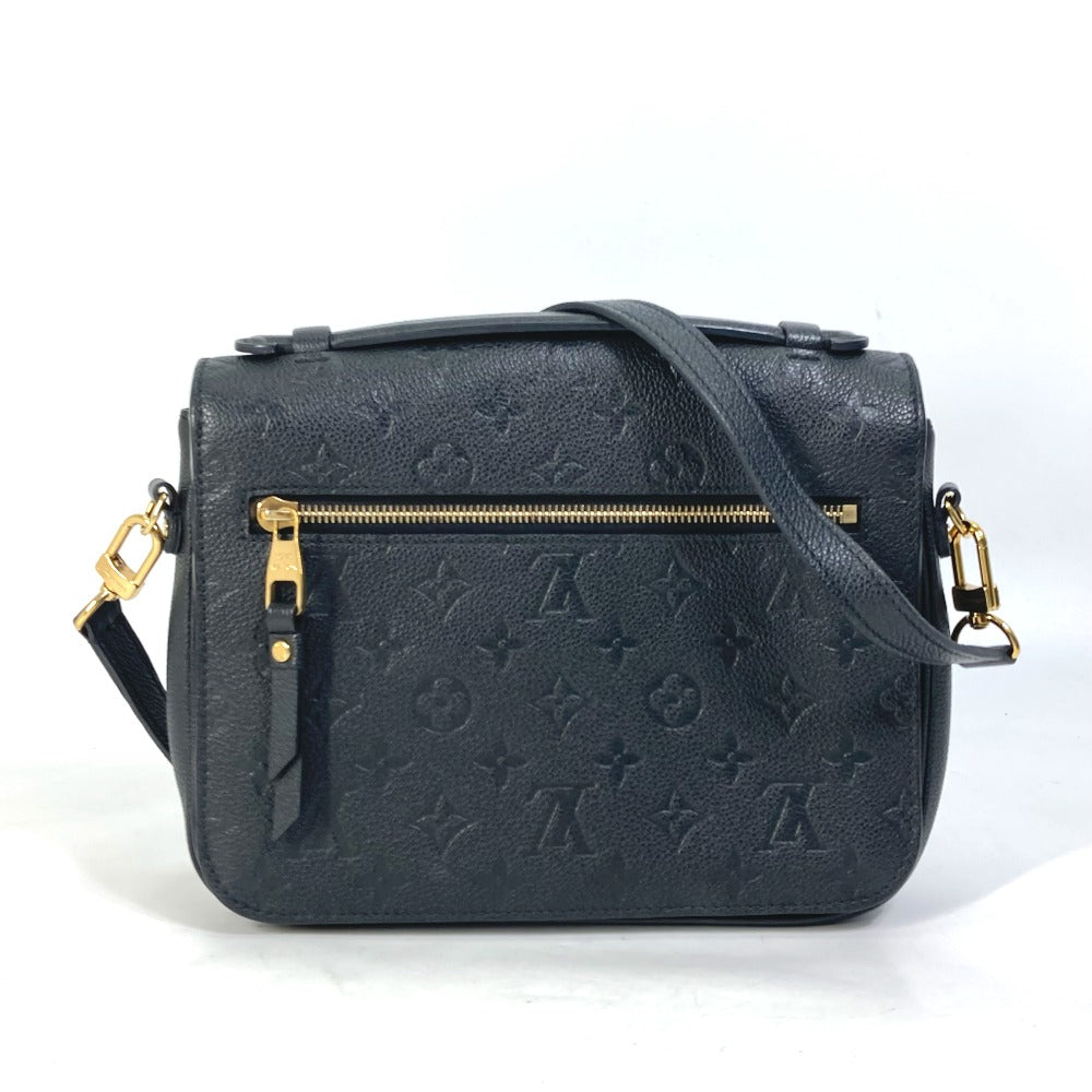 LOUIS VUITTON Shoulder Bag M41487 Monogram Ann Platt Leather black Monogram Ann Platt Pochette Metis MM Women
