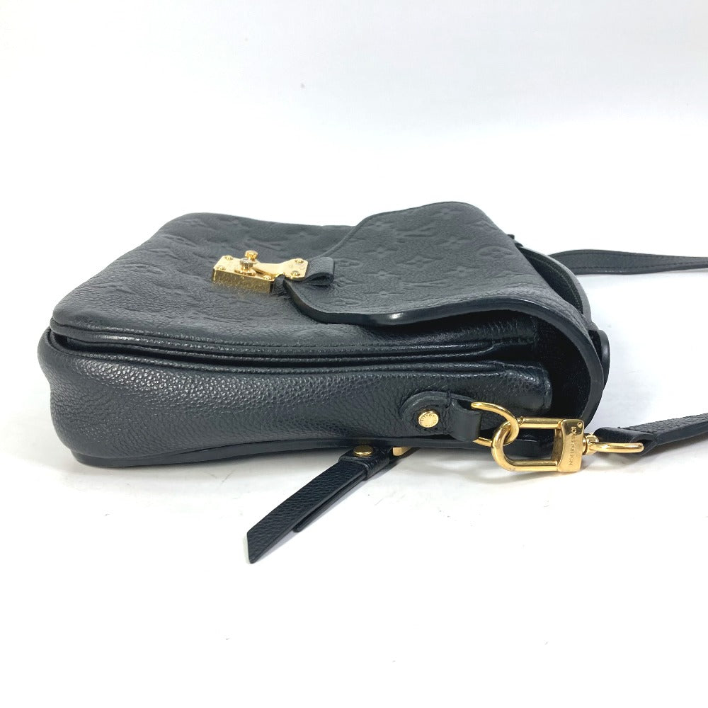 LOUIS VUITTON Shoulder Bag M41487 Monogram Ann Platt Leather black Monogram Ann Platt Pochette Metis MM Women
