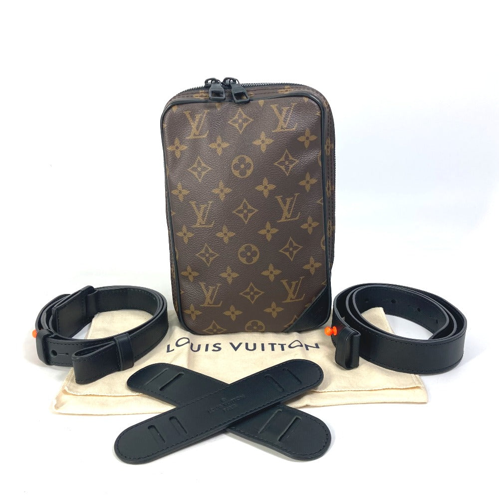LOUIS VUITTON Shoulder Bag M44477 Monogram canvas Brown Monogram Solar Powered Ray Utility Side Bag