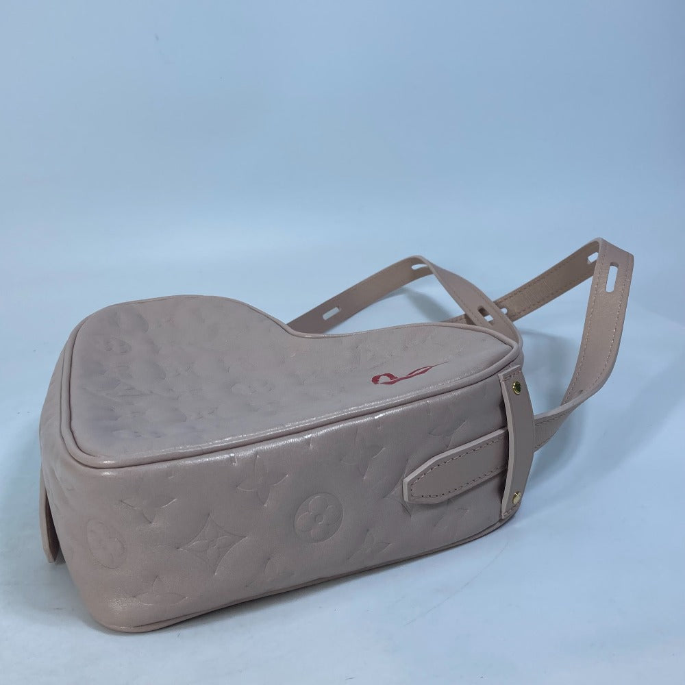 LOUIS VUITTON Shoulder Bag M58738 leather pink Monogram Sac Cool Fallen Love