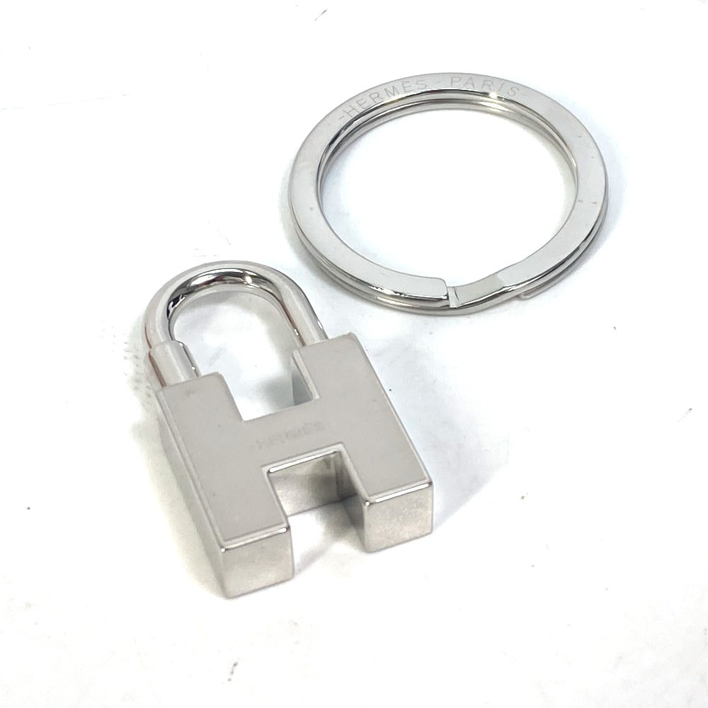 HERMES Key ring metal multicolor cadena quiz key Rainbow H logo Women