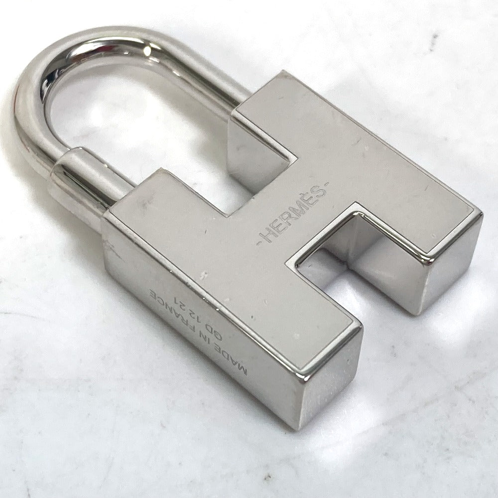 HERMES Key ring metal multicolor cadena quiz key Rainbow H logo Women