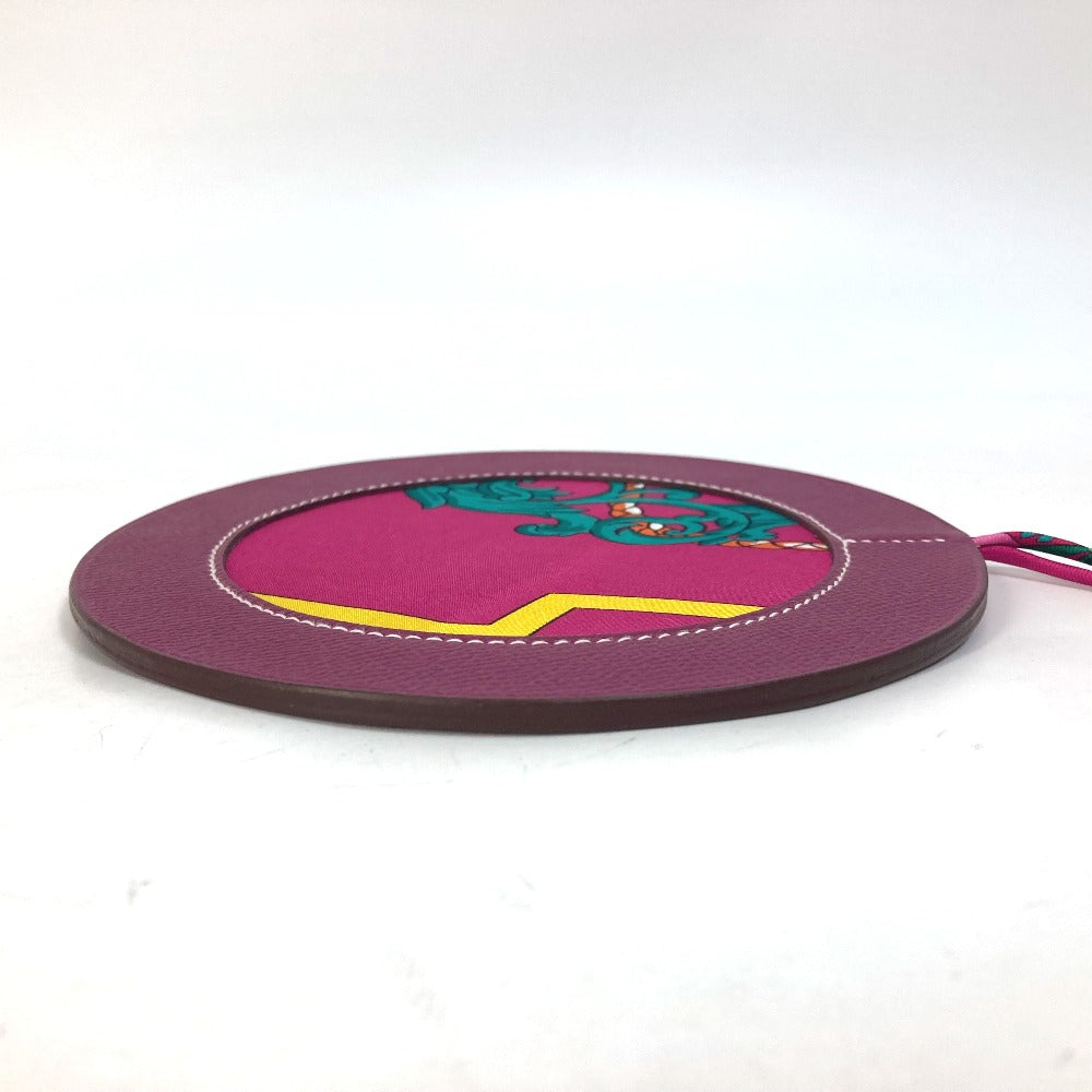 HERMES charm Epsom, Silk purple petit ash petit h