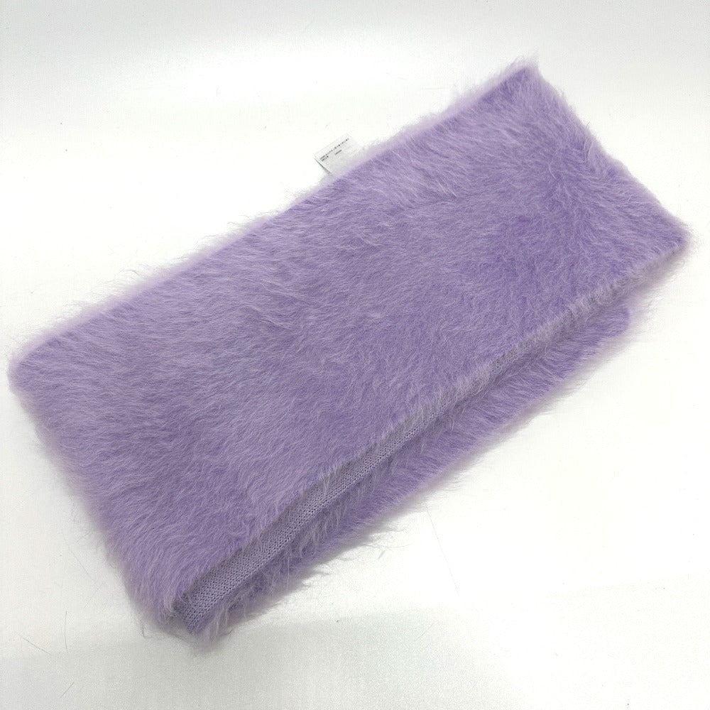 BOTTEGAVENETA Scarf 717775 mohair purple double mohair Women