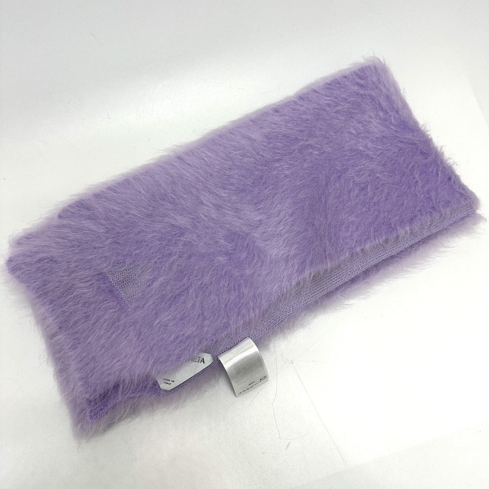 BOTTEGAVENETA Scarf 717775 mohair purple double mohair Women