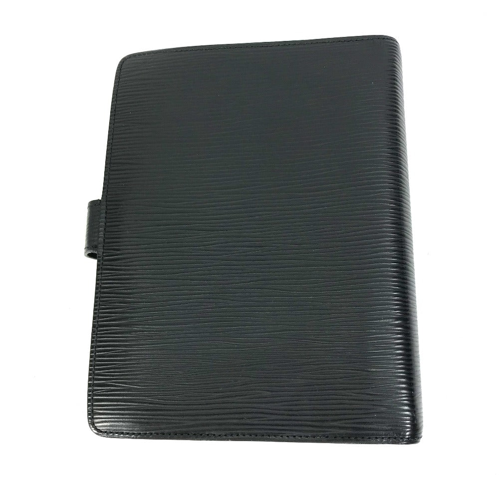 LOUIS VUITTON Notebook cover R20042 Epi Leather black Epi Agenda MM mens(Unisex)