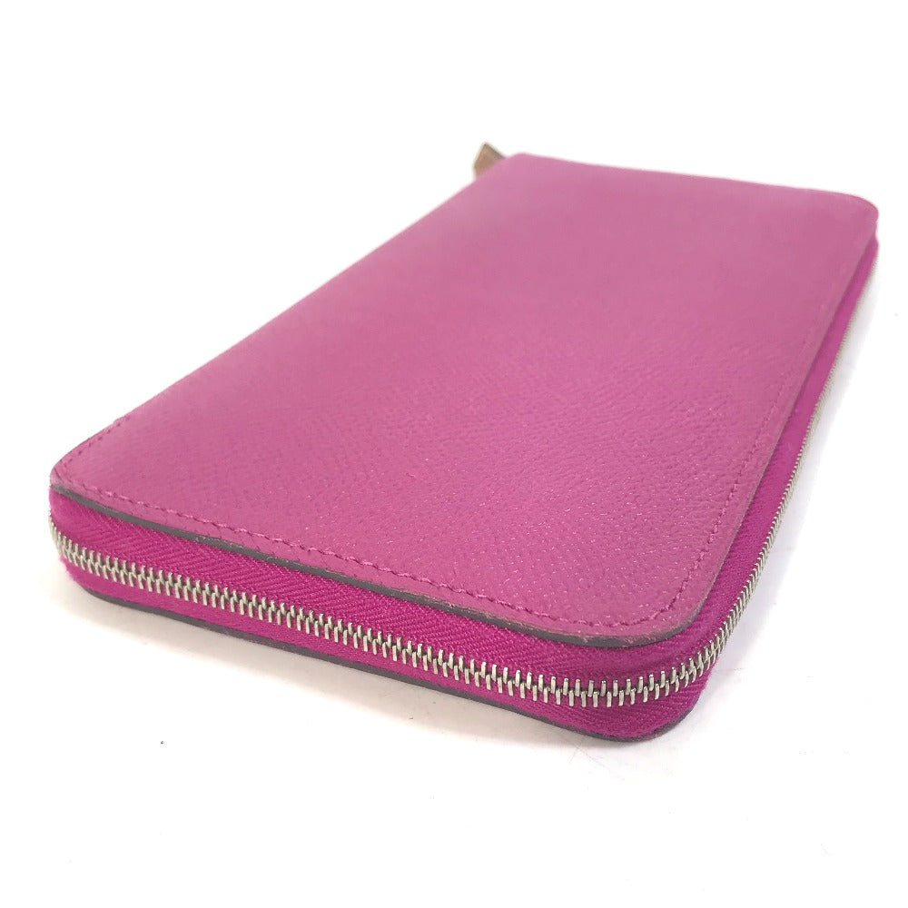HERMES Long Wallet Purse Epsom purple Long wallet Azap long silk in Women