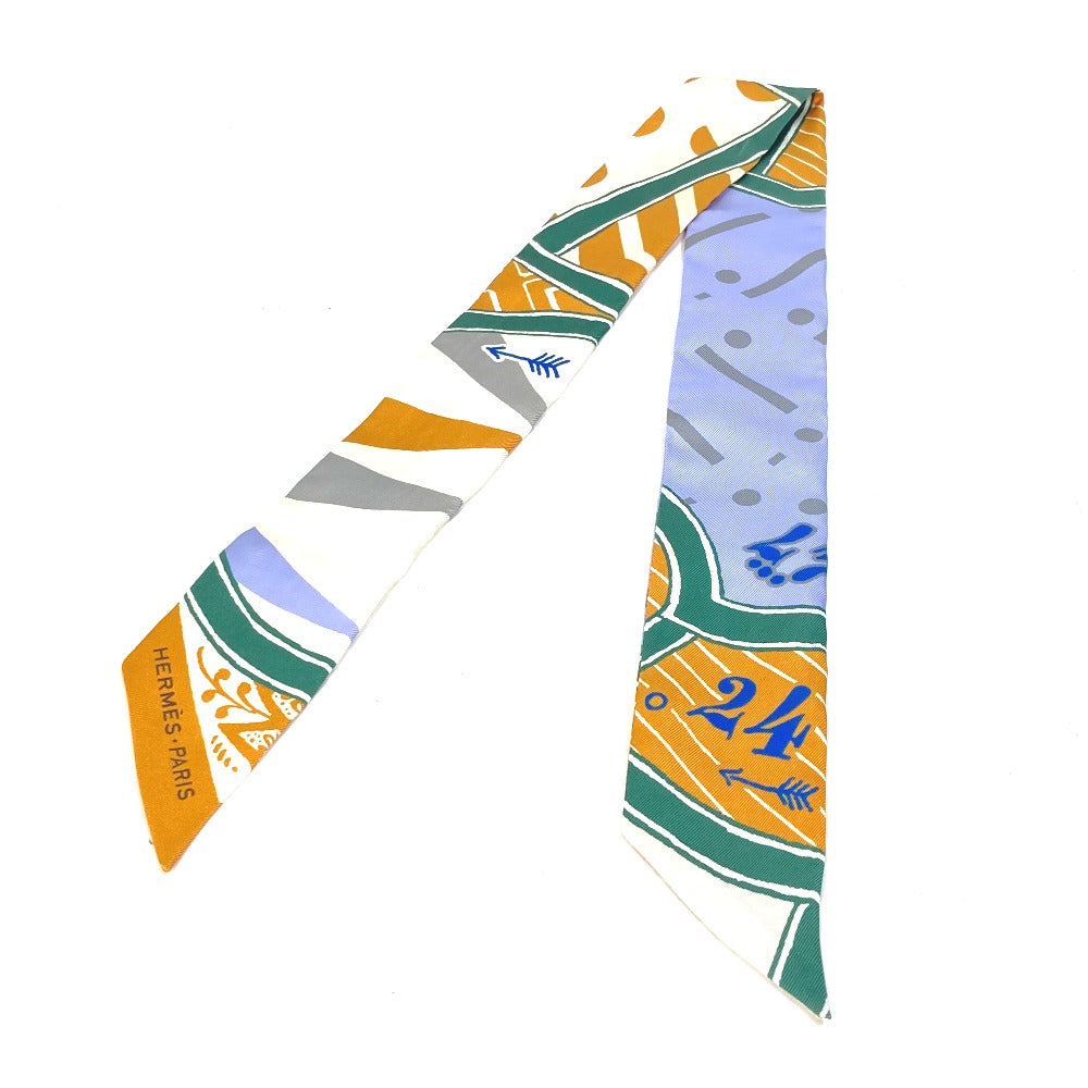 HERMES scarf silk multicolor bandeau scarf Twilly Twilly Women