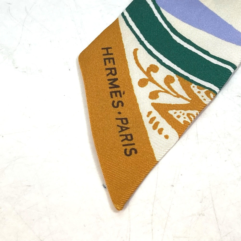 HERMES scarf silk multicolor bandeau scarf Twilly Twilly Women