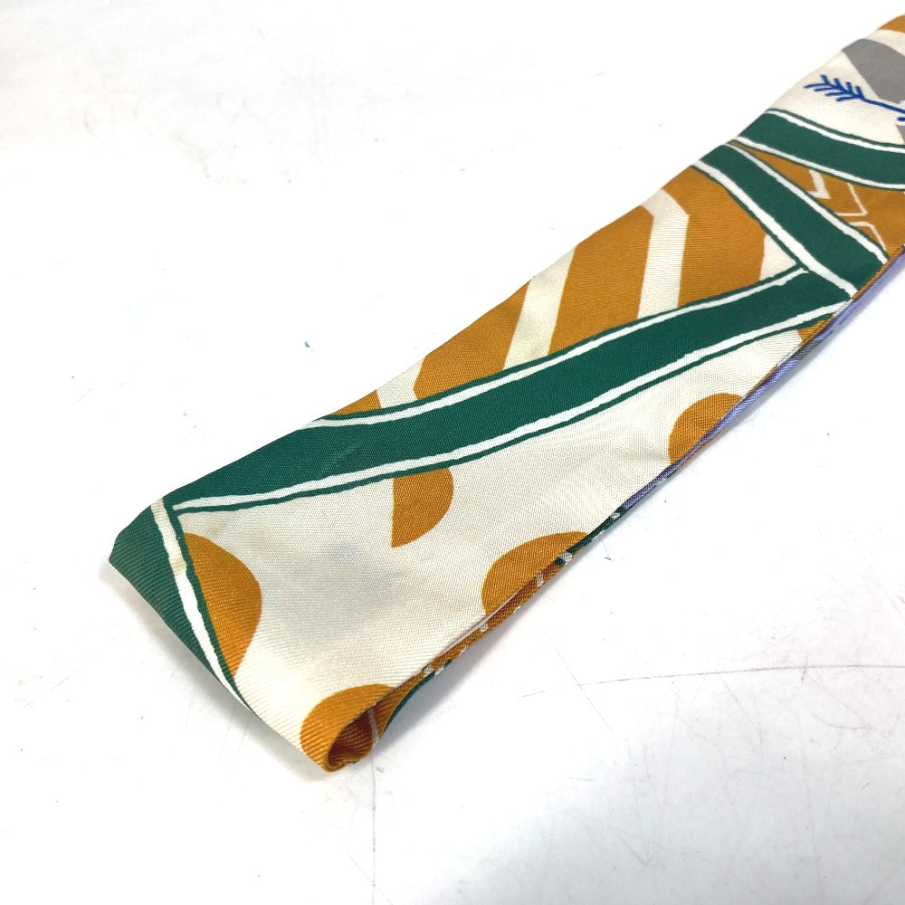 HERMES scarf silk multicolor bandeau scarf Twilly Twilly Women