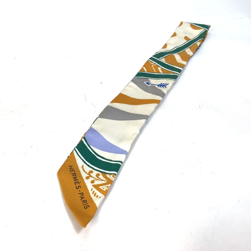 HERMES scarf silk multicolor bandeau scarf Twilly Twilly Women