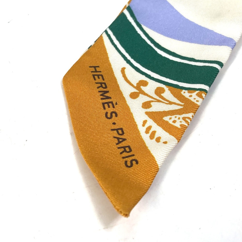 HERMES scarf silk multicolor bandeau scarf Twilly Twilly Women