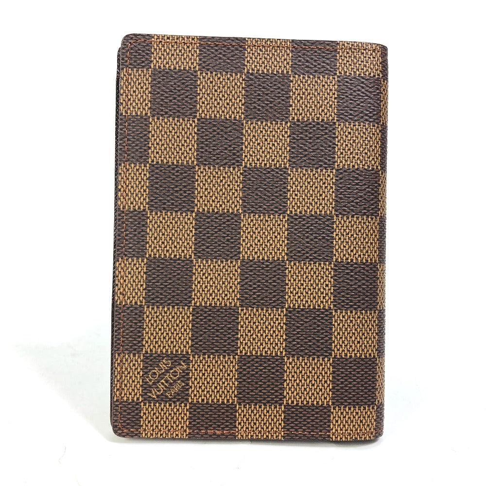 LOUIS VUITTON passport case âm60188 Damier canvas Brown Damier Couvertle Women