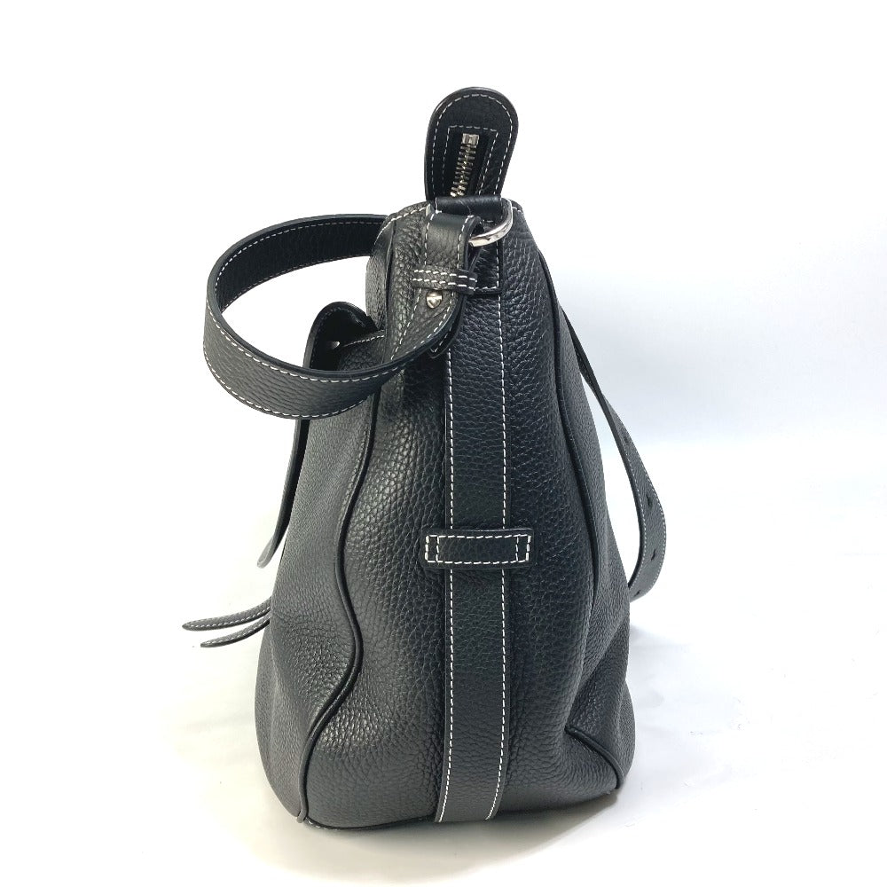 Dior Shoulder Bag 1ADHO023UL leather black Oblique saddle soft bag Women