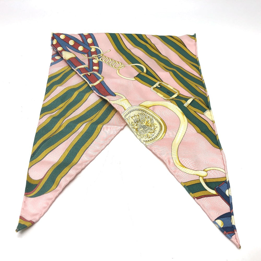 HERMES scarf silk pink Pointie Women