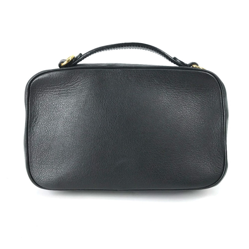 LOUIS VUITTON Shoulder Bag M80450 leather black Monogram Utility crossbody